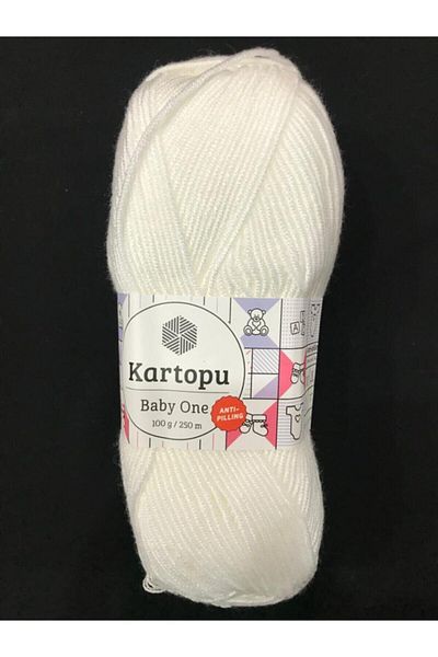 Kartopu Baby One 100% Anti-pilling Μικρό Λάδι K010-λευκό
