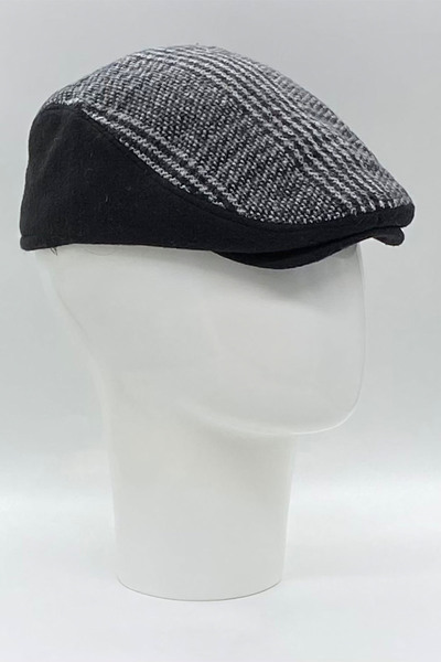 Hoppe Kışlık Yünlü Spor Lüks Holigan London Kasket Şapka