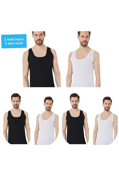 TONTİŞLER BEBEK VE ÇOCUK GİYİM قميص داخلي رجالي 100% قطن 3+3