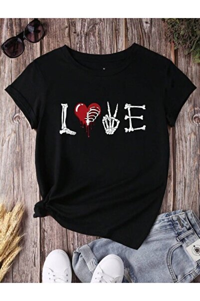 MAGORS Μπλουζάκι με στάμπα STIL-X LOVE Oversize Κόκκινο και Μαύρο