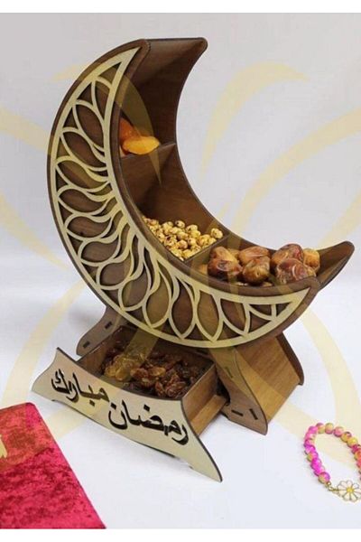 skycott Ramadan Mubarak Arabic Written Stand