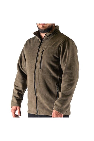 Ervo Tactical & Outdoor Men's Khaki 3-Pocket Tactical Fleece