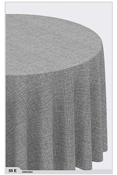 Herseyygüzell مفرش طاولة دائري قابل للمسح بقطر 140 سم