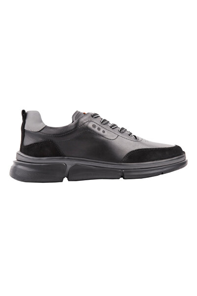 MARCOMEN 19390 BLACK DAILY LEATHER SHOES