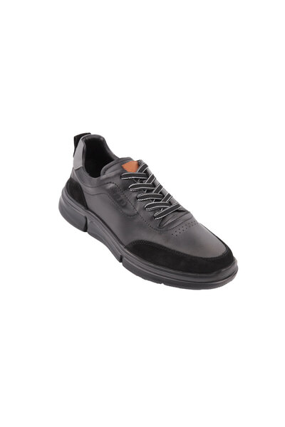 MARCOMEN 19390 BLACK DAILY LEATHER SHOES