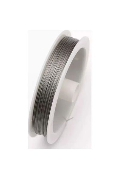 Hobimos 0,35 mm 40-50 μέτρα ατσάλινο σύρμα, σύρμα χάντρες, σύρμα φάντασμα, σύρμα υλικού κοσμήματος