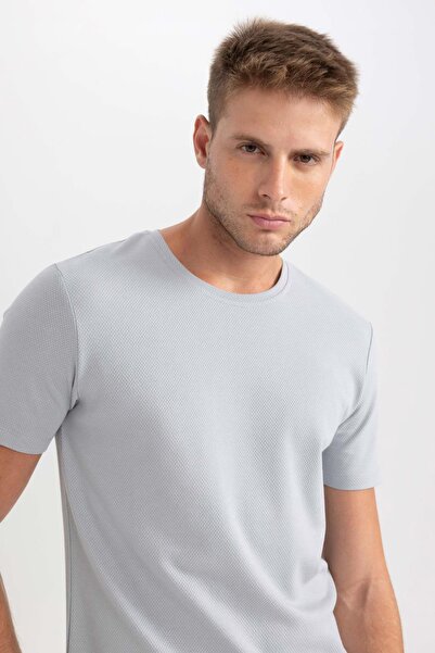 DeFacto Slim Fit Crew Leck B4375ax23sp