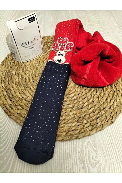 Ekinoks Towel Raised Winter Fleece Pantyhose