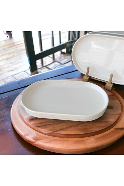 2'li Oval Sunum Tabağı Büyük Boy (26X15)