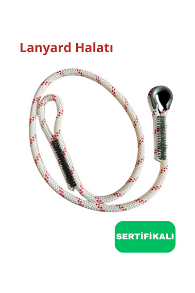 Hunsafety Çalışma Konumlandırıcı İp Örme Lanyard Halatı Statik Halat Bağlantı...