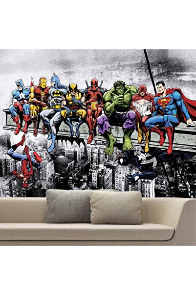 Oksay Tablo Marvel Süper Kahramanlar Kanvas Tablo