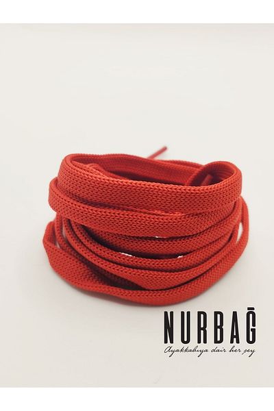 NURBAĞ DOKUMA Sports Shoes Flat Polyester Red Tie 120 cm Bs10 1 Pair