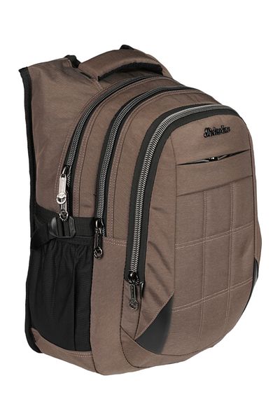 Relaxion Καθημερινό Unisex Backpack - Brown2227