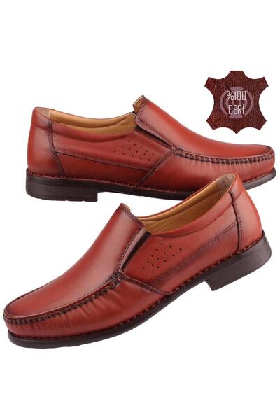 DETECTOR Inner Outer Genuine Leather Orthopedic Casual Men's Shoes ÇPR060