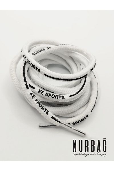 NURBAĞ DOKUMA SPORTS SHOES LACES (KE SPORTS) WRITTEN POLYESTER 100 CM 1 PAIR BS87