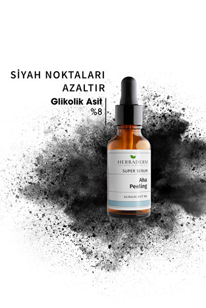 Herbaderm Ahapeeling Cilt Tonu Eşitleyici Glikolik Asit Süper Serum + Aydınlatıcı, Onarıcı, Yenileyici Serum