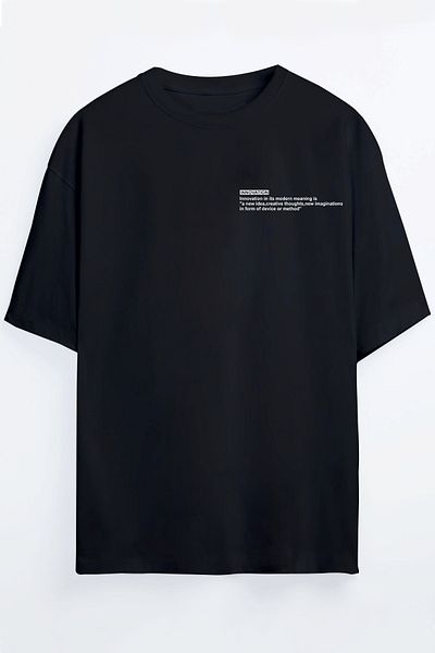 Harmandar Tricou oversize unisex cu imprimeu Innovation