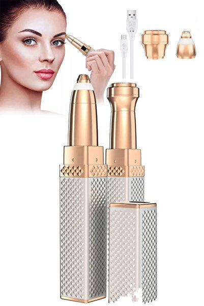 Riddex 2 Başlıklı Kıl Tüy Bıyık Kaş Alma Epilatörü Ve Mini Parfüm Şişesi