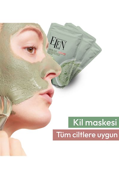 ELEN COSMETİCS Green Clay Mask 40Gr