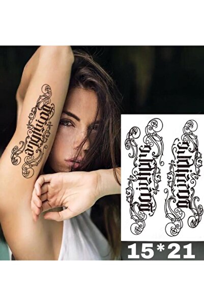 Mecit Tuhafiye YAZI KOL BİLEK VUCUT İÇİN GEÇİCİ DÖVME