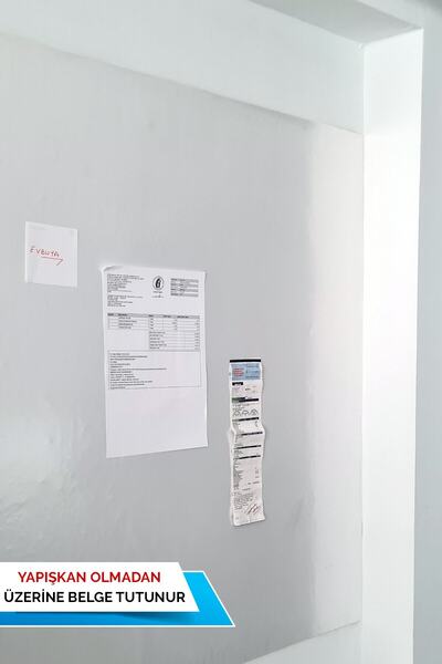 Pi Papers Akıllı Kağıt - 120x300 Cm Beyaz, 2 Adet Yapışkansız Tutunan, Inovat...