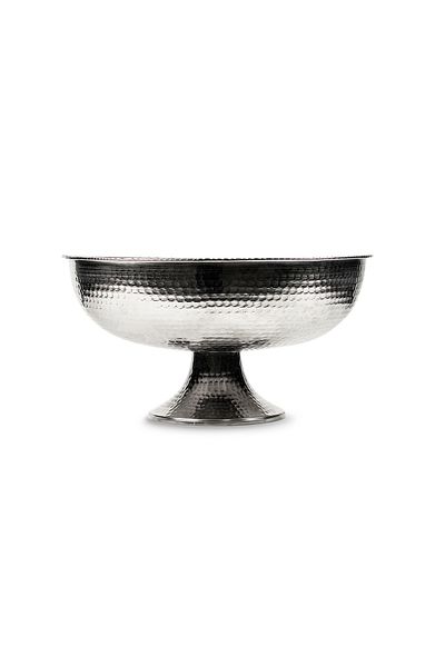 ANTEPSEPETİ Copper Fruit Bowl with Silver Plated Legs 32CM