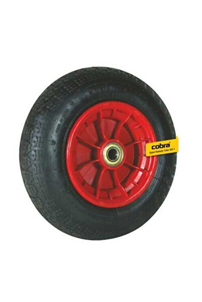 KL HOME Şişme El Arabası Tekeri Sağlam Uzun Ömürlü Gerçek Rulman Bilyalı Plas...