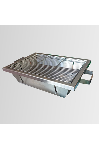 NURGAZ Campout Ng-km Katlanır Krom Kamp - Piknik Mangal - Taşıma Çantalı