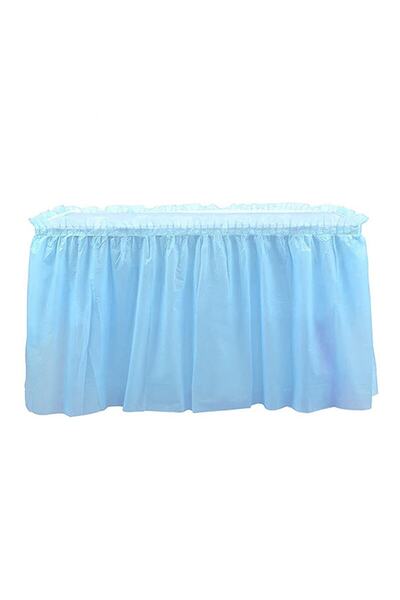 parti pera Mavi Plastik Masa Eteği Kullan At Masa Eteği 75*426 Cm