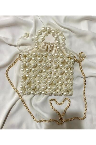 ENT COLLECTİON İnci Çanta - İncili Çanta- Boncuk Çanta