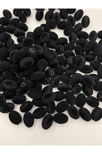 Hedef Bijuteri نموذج اللوز الأسود المخملية الخرز والمجوهرات، حقيبة صنع الخرز ...