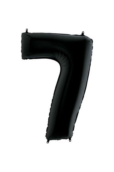 Balon Number Grabo Black Foil Balloon 102 CM