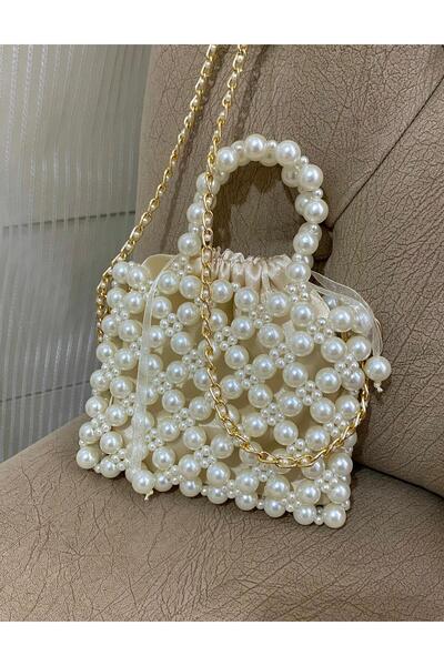 ENT COLLECTİON Pearl Bag - Pearl Bag - Bead Bag