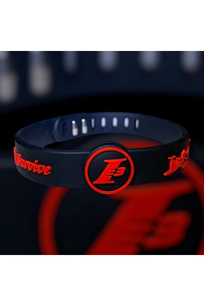 PurpleJam Allen Iverson Adjustable Black Basketball Bracelet