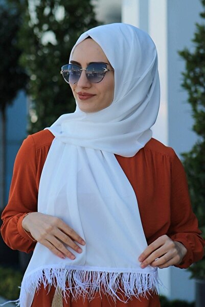 ALLURİNG Women's Feathered Medina Shawls