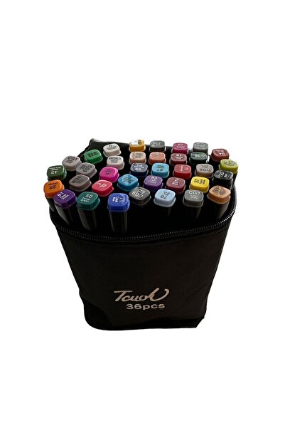 gebzeli Double Ended Marker Set Set of 36 with Special Cloth Bag