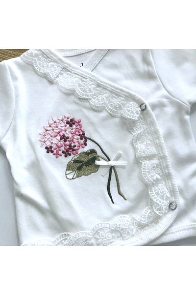 Eda Baby بوني كوبية مطرزة 5 قطع إصدار المستشفى