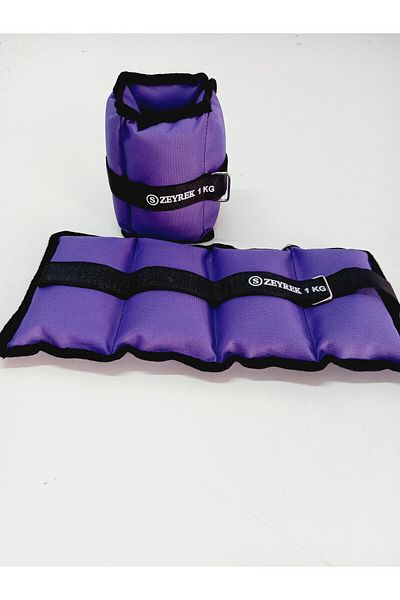 S ZEYREK 1 kg × 2 bucăți, în total 2 kg, set de greutăți pentru întărirea mușchilor mâinii, picioarelor, încheieturii mâinii, sac de greutăți de nisip