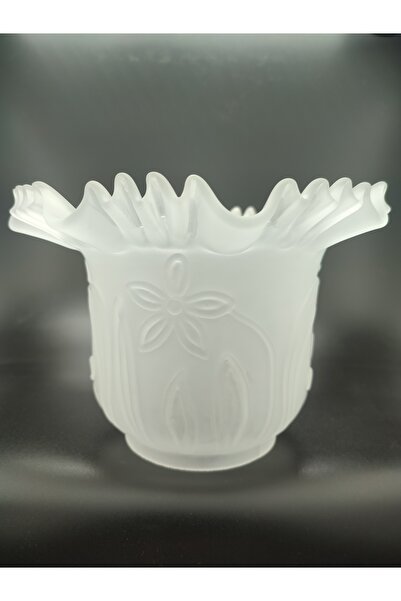 KUĞULU Kıvırcık Avize Camı. Mat (BUZLU CAM GİBİ)renkte.alt Çapı:10,00cm,h:15,...