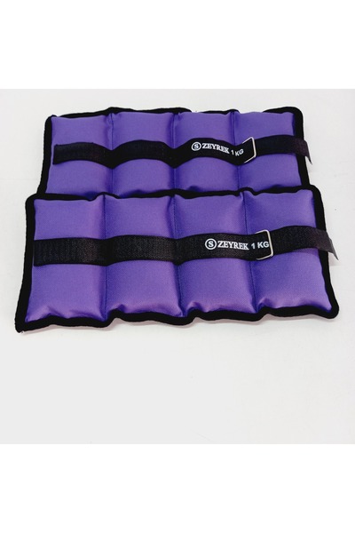 S ZEYREK 1 kg × 2 bucăți, în total 2 kg, set de greutăți pentru întărirea mușchilor mâinii, picioarelor, încheieturii mâinii, sac de greutăți de nisip