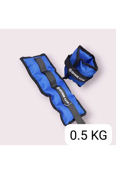 S ZEYREK 0.5 Kg × 2 Pieces Total 1 Kg Hand Foot Wrist Muscle Strengthener Weight Set Sand Weight Bag