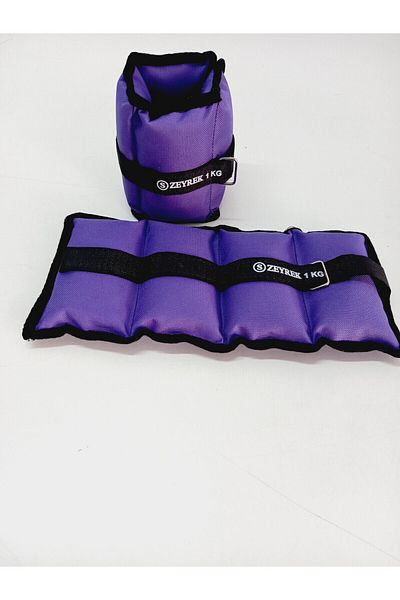 S ZEYREK 1 kg × 2 bucăți, în total 2 kg, set de greutăți pentru întărirea mușchilor mâinii, picioarelor, încheieturii mâinii, sac de greutăți de nisip