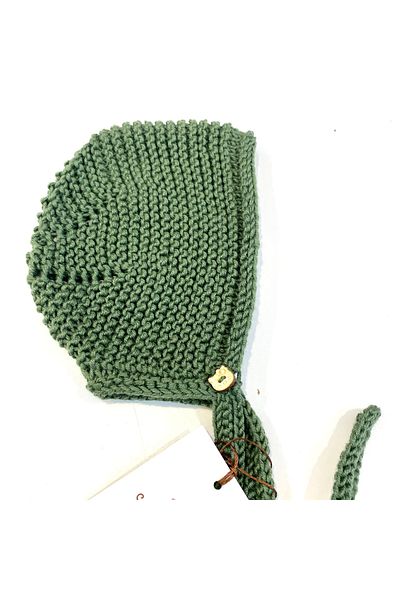 Lika Bamboo Knitted Baby Hat 6-9 Months (HAND MADE)