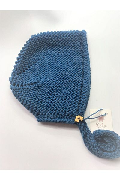 Lika Bamboo Knitted Baby Hat 6-9 Months (HAND MADE)
