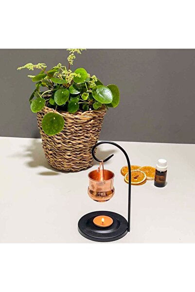 Lara Karma Metal Askılı El Yapımı Bakır Buhurdanlık