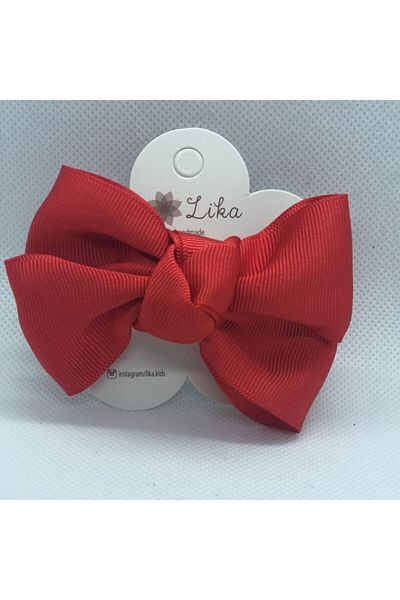 Lika Bow Buckle Red (automatic Clip)