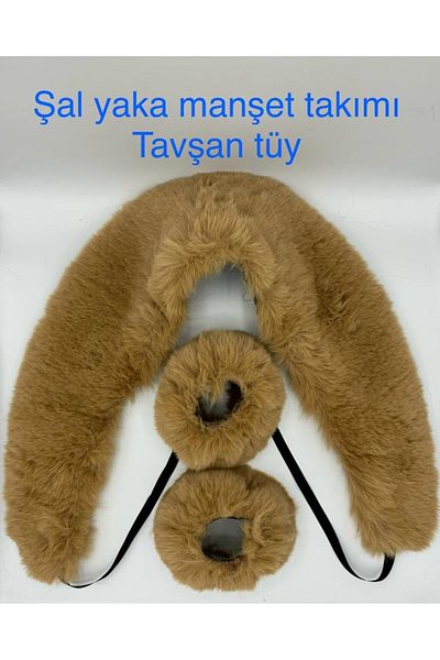 karantuhafiye Fur Collar and Cuff Set / Soft Fur
