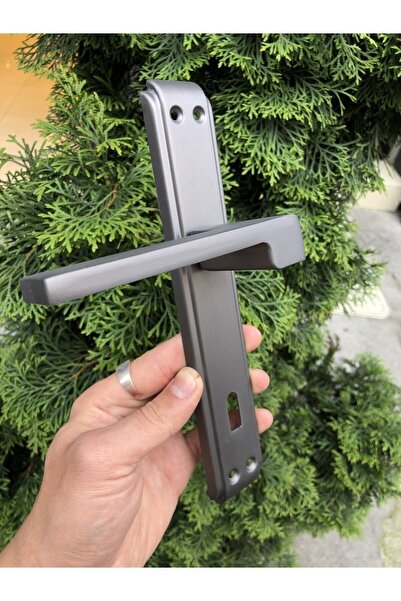 İyem Mâner de ușă cu oglindă Sofuoğlu Lux (Camera) Mat Andresit 1 SET PENTRU 1 UȘĂ