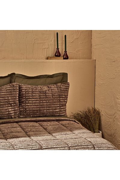 Karaca Home Monroe Διπλό Σετ Comfort Pure Style Χακί