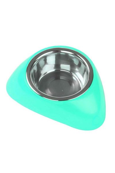 Pawise Blue Plastic Footed Food Bowl - 1750 ml